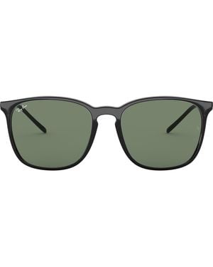 Ray-Ban 55Mm Square Sunglasses - Brown