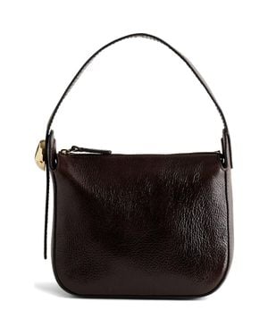 Madewell The Sculpted Metal Wristlet Bag - Black