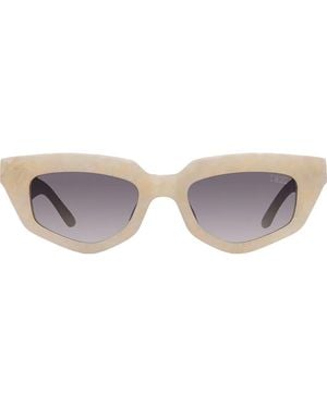 DEZI On Read 49Mm Cat Eye Sunglasses - Gray