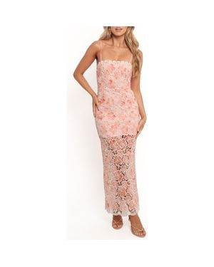 Petal & Pup Novie Eyelet Sleeveless Maxi Dress - Pink