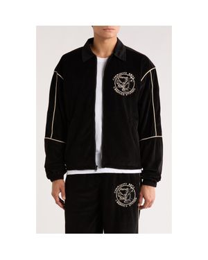 Honor The Gift Piped Track Jacket - Black