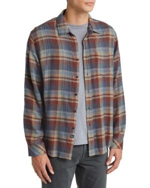 Rails Lennox Plaid Button-Up Shirt - Gray