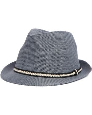 Nordstrom Straw Trilby Hat - Blue