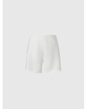 North Sails Leinenshorts Mit Weitem Bein - Weiß