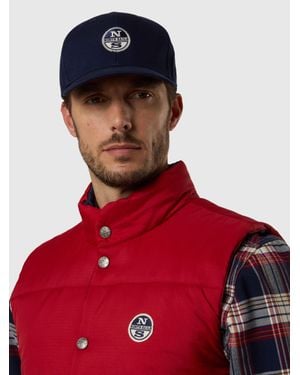 North Sails Baseballcap Mit Aufgesticktem Logo - Rot