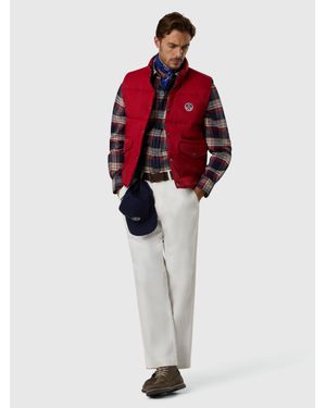 North Sails Chaleco Reversible Shot - Rojo