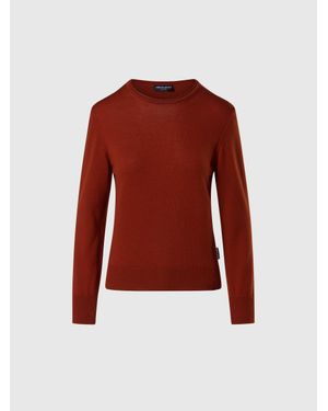 North Sails Extrafiner Merinowollpullover - Rot