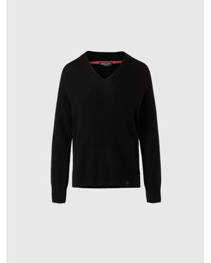 North Sails Pullover Mit V-Ausschnitt Und Sattelschulter - Schwarz
