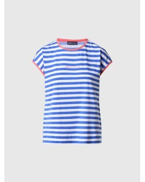 North Sails Camiseta Con Mangas Casquillo - Azul