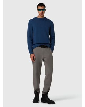 North Sails Grober Pullover Aus Bio-Baumwolle - Blau