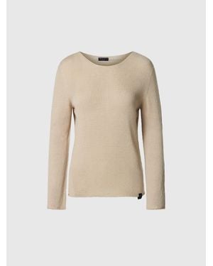 North Sails Nahtloser Pullover Mit U-Boot-Ausschnitt - Natur