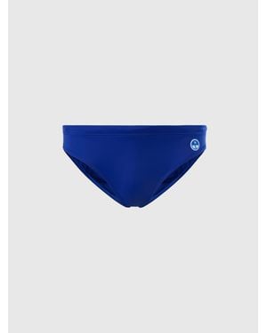 North Sails Badehose Mit Streifen - Blau