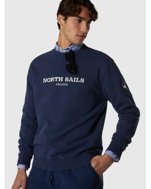 North Sails Sudadera De Archivo - Azul