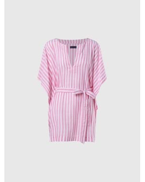 North Sails Cover-Up Aus Gestreiftem Tencel - Pink