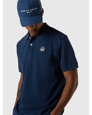 North Sails Einfarbiges Archiv-Poloshirt - Blau