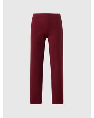 North Sails Pantalones Ajustados Con Pinzas - Rojo
