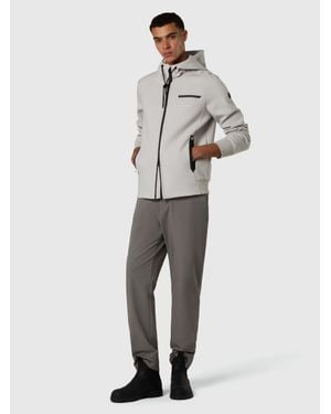 North Sails Scuba-Hoodie Mit Durchgehendem Reißverschluss - Weiß