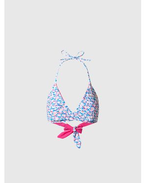 North Sails Parte De Arriba De Bikini Reversible En V - Blanco