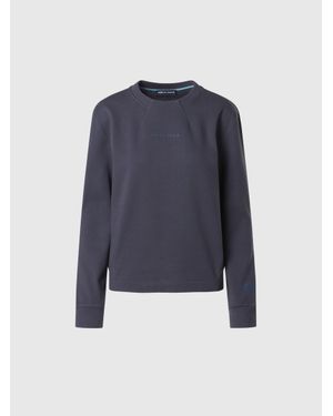 North Sails Sudadera Con Logotipo Tonal - Azul