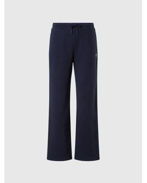 North Sails Pantalón De Chándal Con Logotipo Estampado - Azul