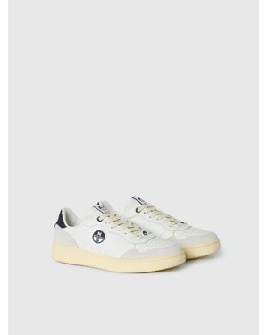 North Sails Tide Leder-Sneaker - Natur