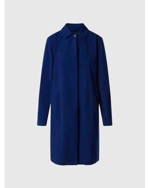 North Sails Chaqueta Tipo Gabardina De Tacto Aterciopelado - Azul