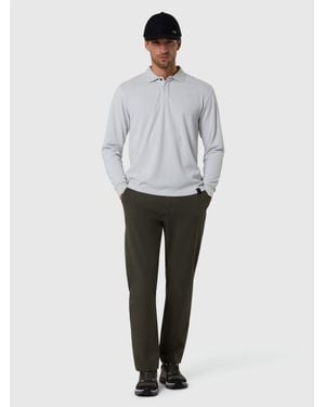 North Sails Polo De Manga Larga Coolmax - Blanco