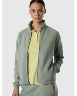 North Sails Sudadera Con Cremallera Interlock - Verde
