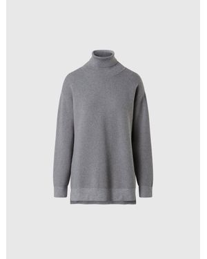 North Sails Rollkragenpullover Aus Wolle Und Viskose - Grau
