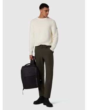 North Sails Grober Pullover Aus Bio-Baumwolle - Weiß