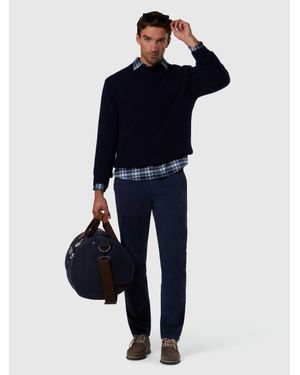 North Sails Klassischer Pullover Mit Stehkragen - Blau