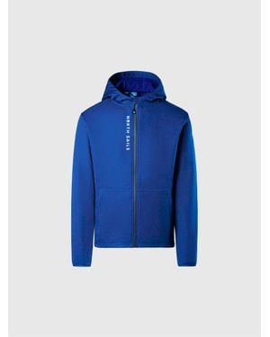 North Sails Sudadera Con Cremallera Softshell - Azul