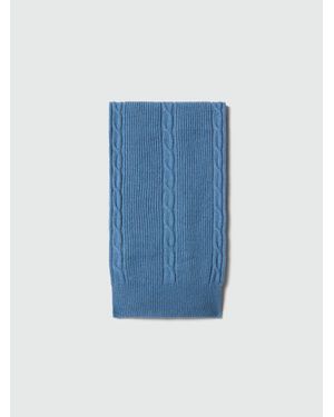 North Sails Bufanda De Punto De Cable - Azul