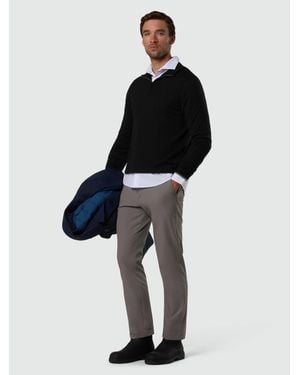 North Sails Merino-Wollpullover Mit Halbem Reißverschluss - Schwarz
