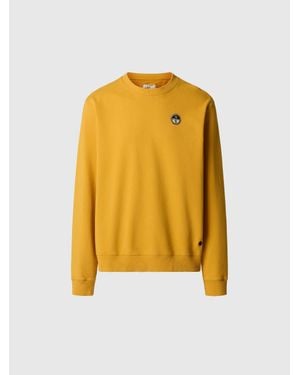 North Sails Sudadera De Archivo Con Estampado Maxi - Amarillo
