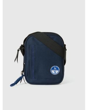 North Sails Wasserdichte Crossbody-Tasche Aus Cordura - Blau