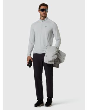 North Sails Sudadera Con Media Cremallera Y Protección Uv - Gris