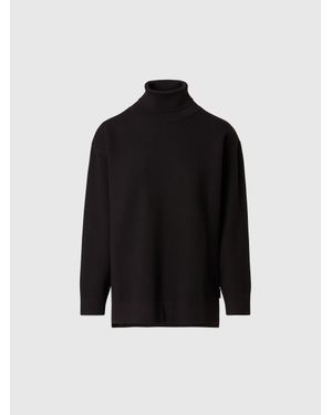 North Sails Rollkragenpullover Aus Wolle Und Viskose - Schwarz