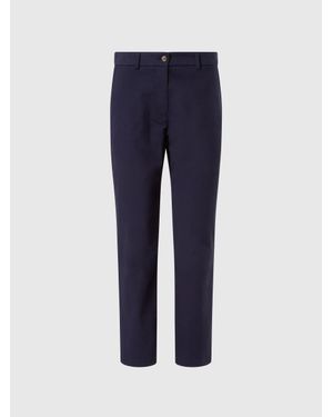 North Sails Pantalón Chino De Gabardina Elástica - Azul
