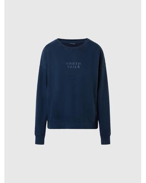 North Sails Öko-Fleece-Sweatshirt - Blau
