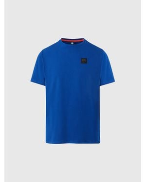 North Sails T-Shirt Mit North Tech-Aufnäher - Blau
