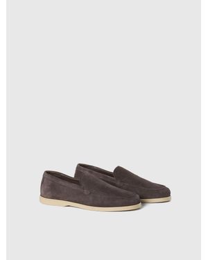 North Sails Slip-On-Sneaker Jib Classic Aus Wildleder - Grau