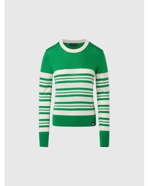 North Sails Jersey Con Cuello Redondo Y Aloe Vera - Verde