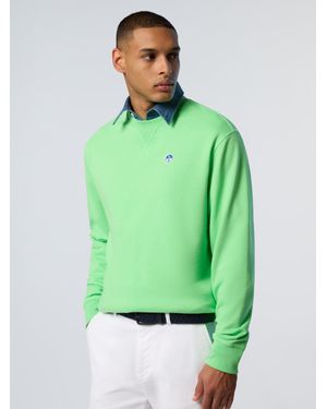 North Sails Sweatshirt Mit Logo-Patch - Grün