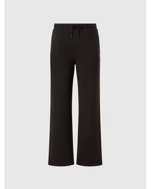 North Sails Pantalón De Chándal Con Logotipo Estampado - Negro