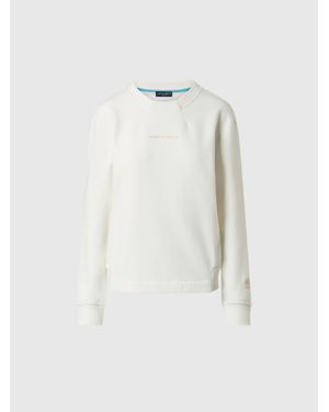North Sails Sudadera Con Logotipo Tonal - Blanco