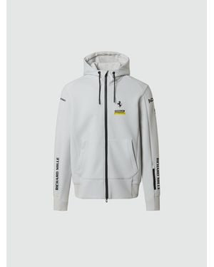 North Sails Sweat À Capuche Zippé Pour Ferrari Hypersail - Blanc