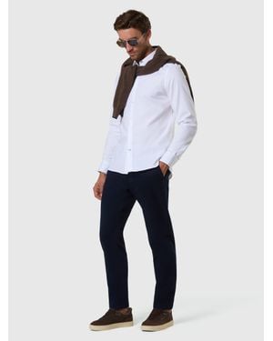 North Sails Camisa Con Cuello Con Botones Ocultos - Blanco