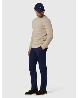North Sails Jersey De Cuello Alto De Lana Y Nailon - Azul