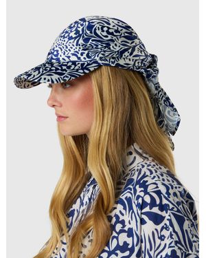 North Sails Gorra De Estilo Pañuelo Con Estampado De Coral - Azul